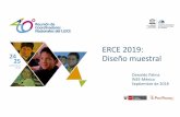 ERCE 2019: Diseño muestral