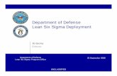 Department of Defense Lean Six Sigma Deployment