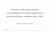 Project Management Consultant Grade Approval Instructions ...