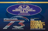 5th Edition 100 INDIA’S GREATEST BRANDS & LEADERS 2019-20