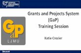 Grants and Projects System (GaP) Training Session
