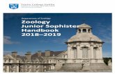 Department of Zoology Zoology Junior Sophister ... - TCD