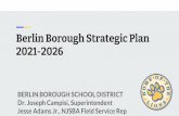 Berlin Borough Strategic Plan 2021-2026
