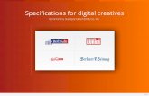 Specifications for digital creatives