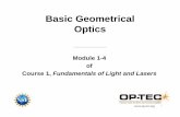 Basic Geometrical Optics - Photonics