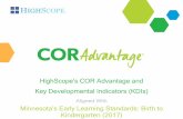 HighScope’s COR Advantage and Key Developmental Indicators ...