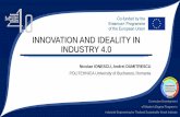 INNOVATION AND IDEALITY IN INDUSTRIE 4