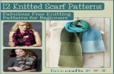 12 Knitted Scarf Patterns: Fabulous Free ... - FaveCrafts.com