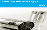 Getting the message? - IOSH