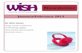 January-February 2013 Newsletter - Wish
