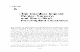 The Cochlear Implant Center, Surgery, and Short-Term Post ...