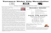 Torrance Sister City Newsletter