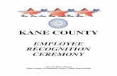 EMPLOYEE RECOGNITION CEREMONY - County of Kane