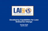 Developing Capabilities for Lean Enterprise Change