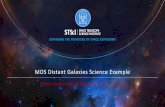 MOS Distant Galaxies Science Example