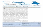 oronis Aquatic Lake Update Association