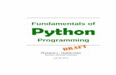 2018Fundamentals.OfPython 2018 Fundamentals of Python
