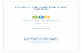 PAYROLL AND OVERTIME AUDIT AUD19-04 - West Palm Beach, …