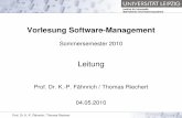 Vorlesung Software-Management