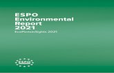 ESPO Environmental Report 2021