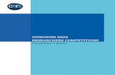 CONCOURS 2022 RESEARCHERS COMPETITIONS