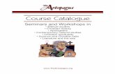 Course Catalogue - The Areopagus