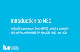Introduction to NSC