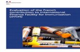 Evaluation of the French contribution to International ...
