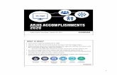 Arji s Accomplishments 2020 - SANDAG