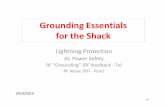 Grounding Tips for the Shack