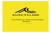 TECHNICAL REGULATIONS: ROAD - AusCycling