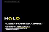 RUBBER MODIFIED ASPHALT - Innovation Halo