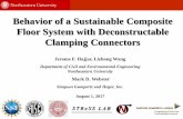 Behavior of a Sustainable Composite Floor System with ...