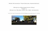 Park Premiere Townhouse Association Reserve Management ...