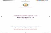 TN Board Class 12 Maths Textbook Volume 1 (English Medium)