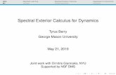 Spectral Exterior Calculus for Dynamics