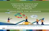 INNOVATIVE FINANCE FOR PRIVATE SECTOR DEVELOPMENT IN ...