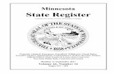 Minnesota State Register - mn.gov