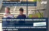 HOW SVGW SUPPORTS THE DRINKING WATER SECTOR
