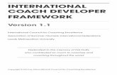 INTERNATIONAL COACH DEVELOPER FRAMEWORK - ICCE