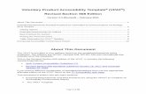 Voluntary Product Accessibility Template ®(VPAT )