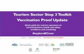 Tourism Sector Step 3 Toolkit Vaccination Proof Update