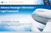 Advance Passenger Information Legal Framework - ICAO