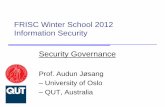 FRISC Winter School 2012 Information Security Security ...