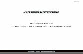 MICROFLEX - C LOW COST ULTRASONIC TRANSMITTER
