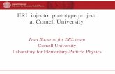 ERL injector prototype project at Cornell University