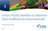 A Rock Physics Workflow to Determine Biot's Coefficient ...