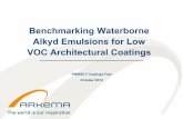 Benchmarking Waterborne Alkyd Emulsions for Low VOC ...