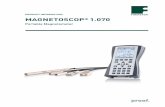 PRODUCT INFORMATION MAGNETOSCOP 1 - Ndt Instruments