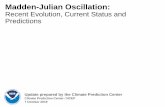 Madden-Julian Oscillation: Recent Evolution, Current ...